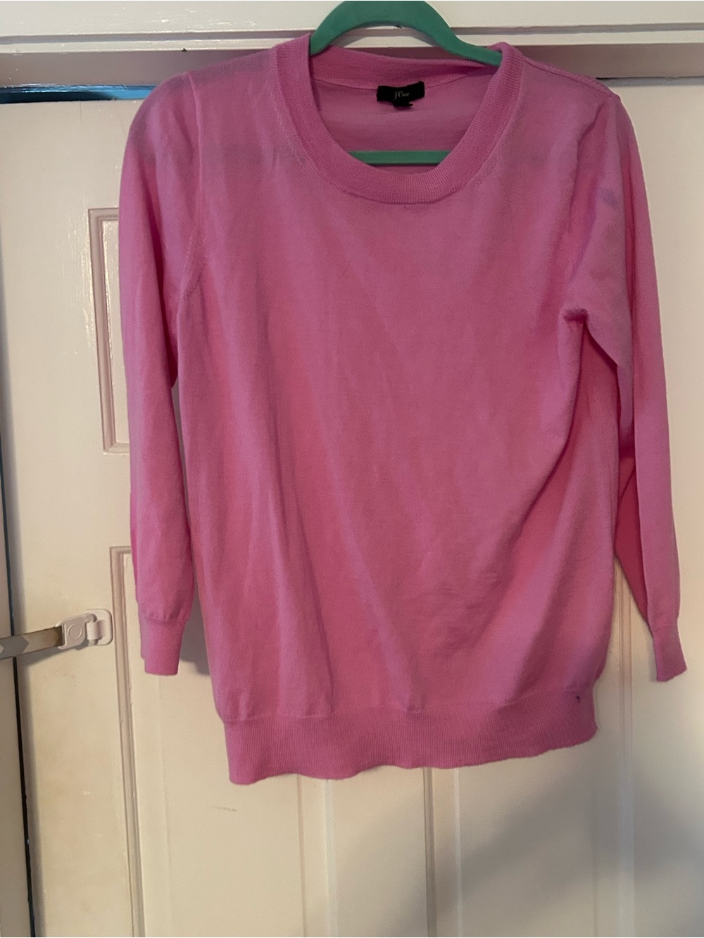 J. Crew Pink Tippi Crewneck Sweater - Women's
